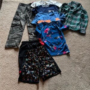 Boys Shirts & Tops - Blue, Black, Green